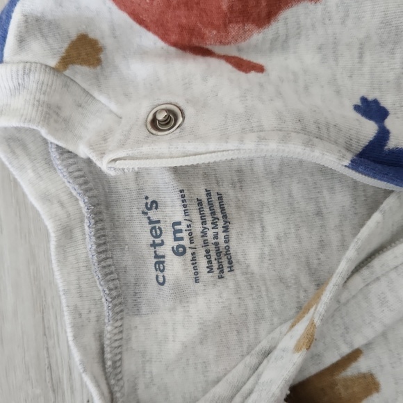 Set of 2 identical Carter Baby Footies - Picture 3 of 7